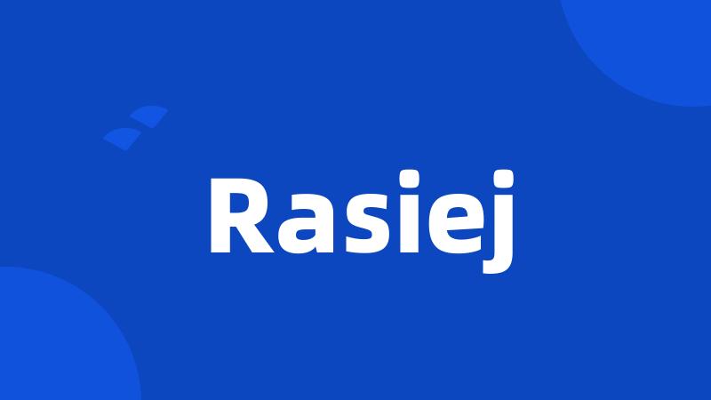 Rasiej