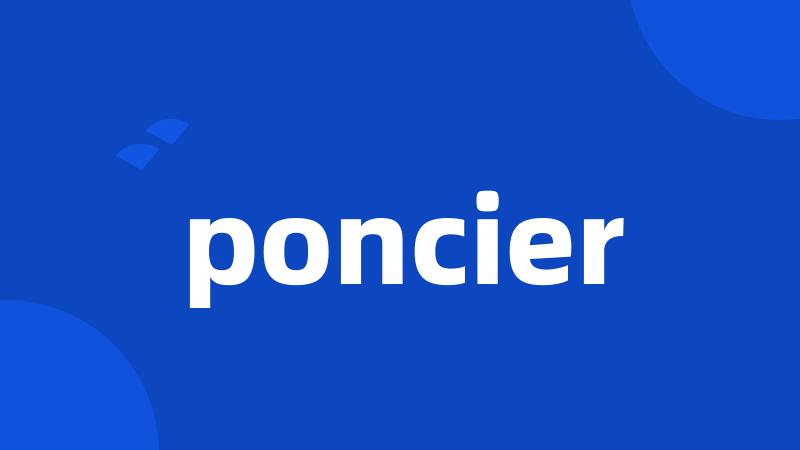 poncier