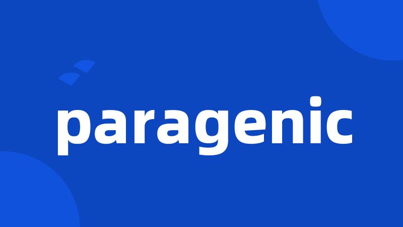 paragenic