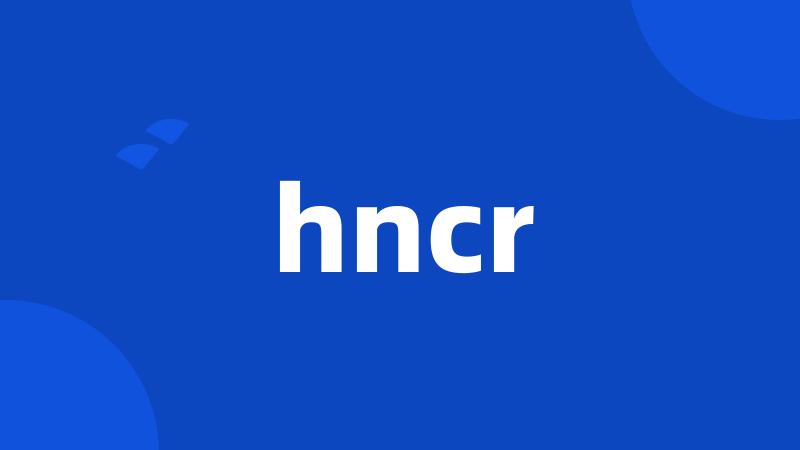 hncr