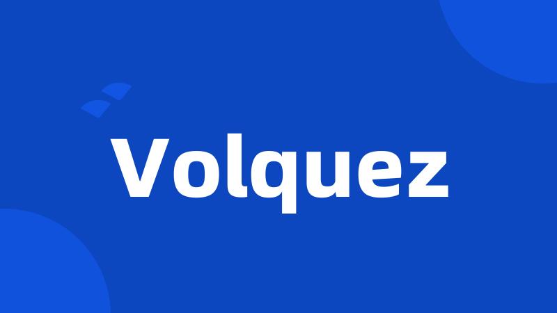 Volquez