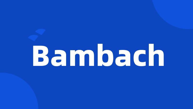 Bambach