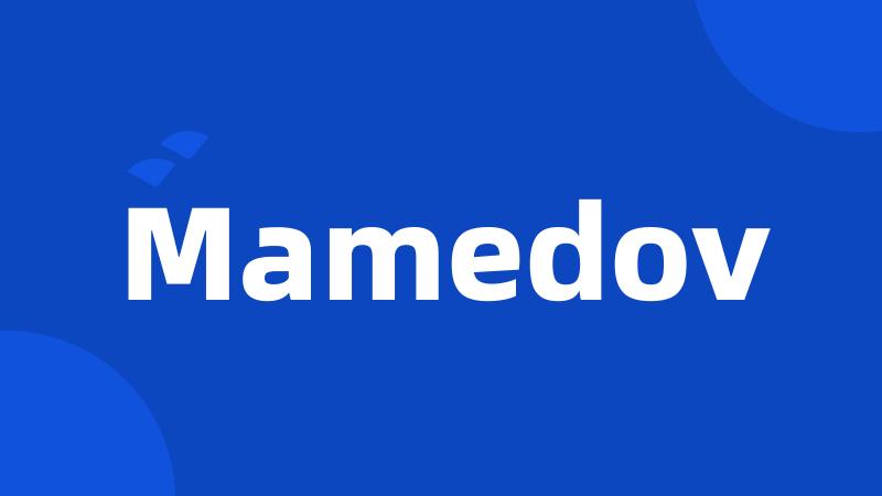 Mamedov