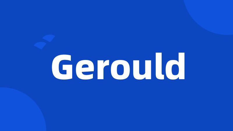 Gerould