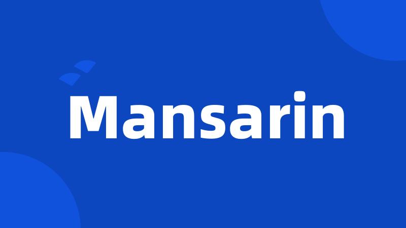 Mansarin