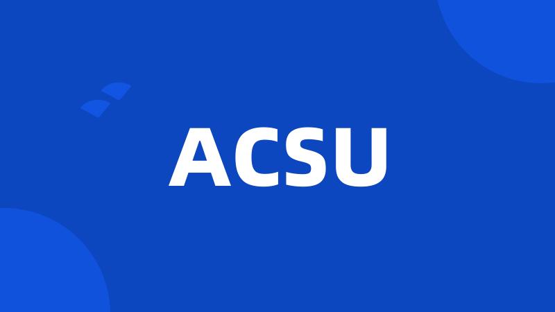 ACSU