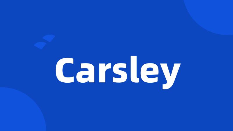 Carsley