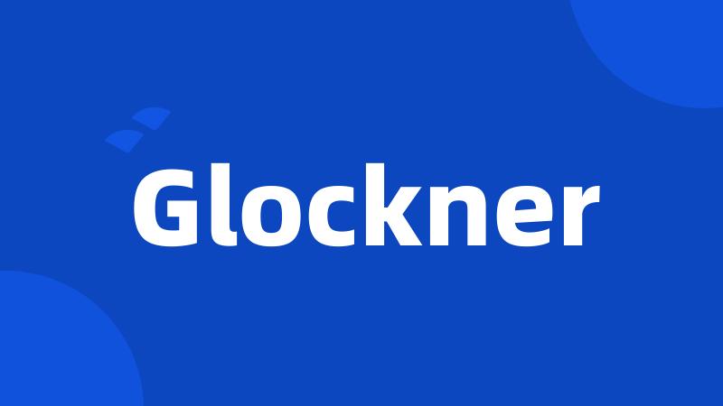 Glockner