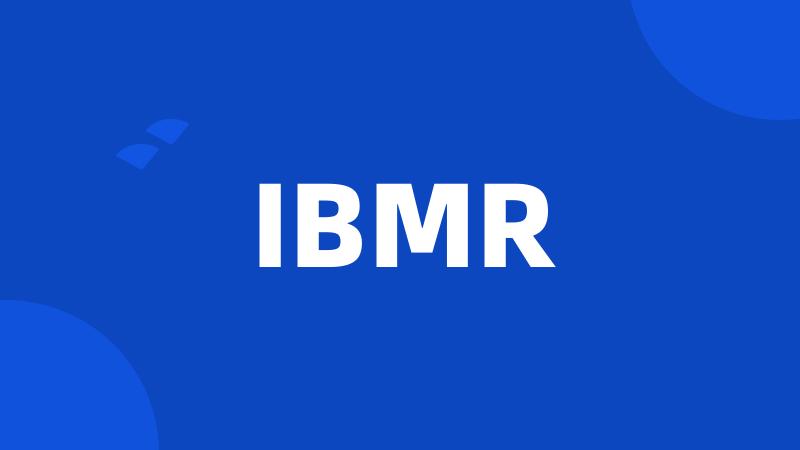 IBMR