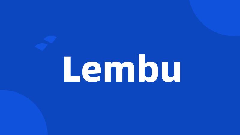 Lembu