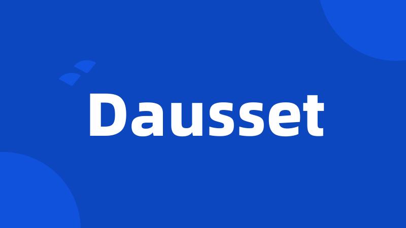 Dausset