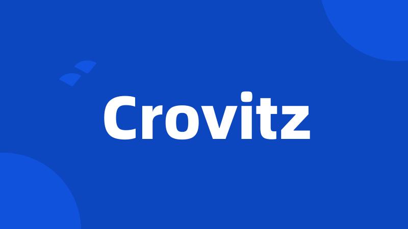 Crovitz