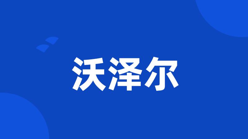 沃泽尔