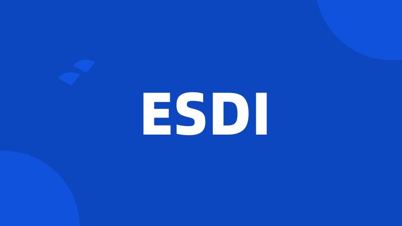 ESDI