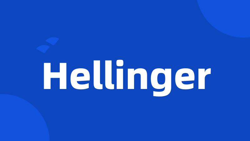 Hellinger