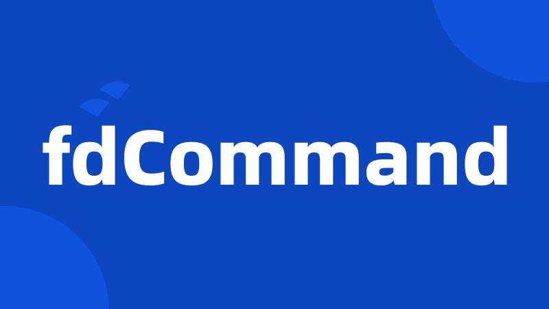 fdCommand