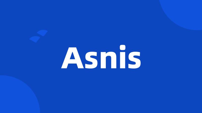 Asnis