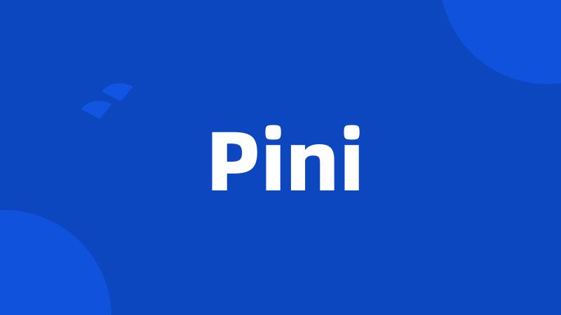 Pini