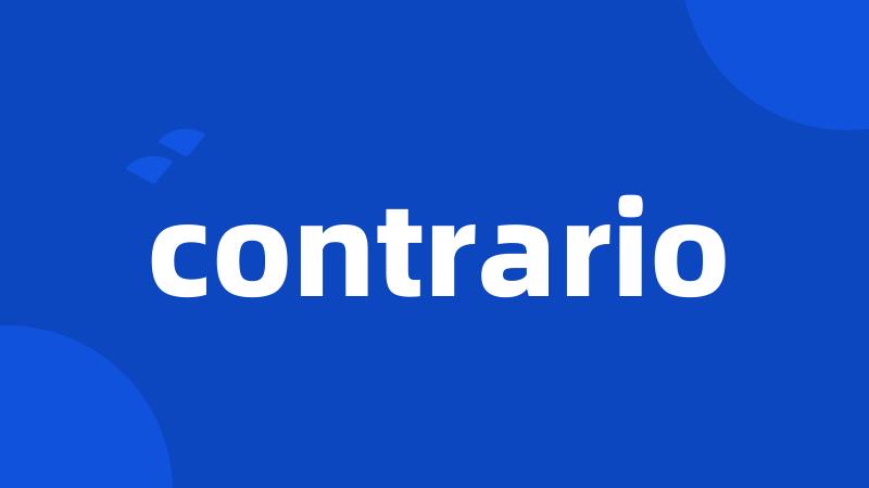 contrario