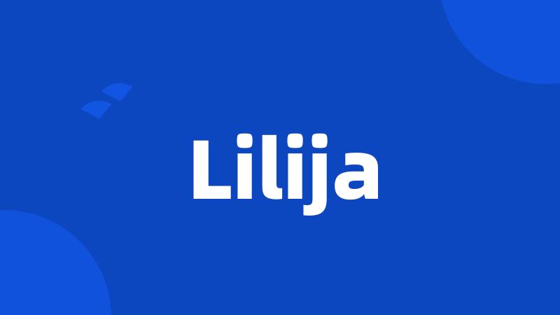 Lilija