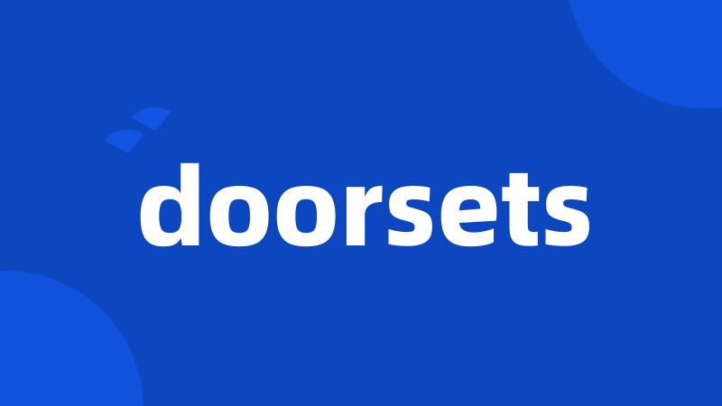 doorsets