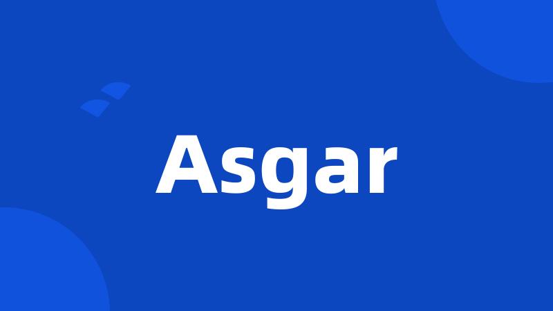 Asgar