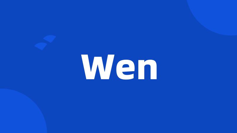 Wen