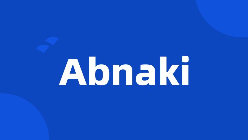 Abnaki