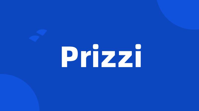 Prizzi