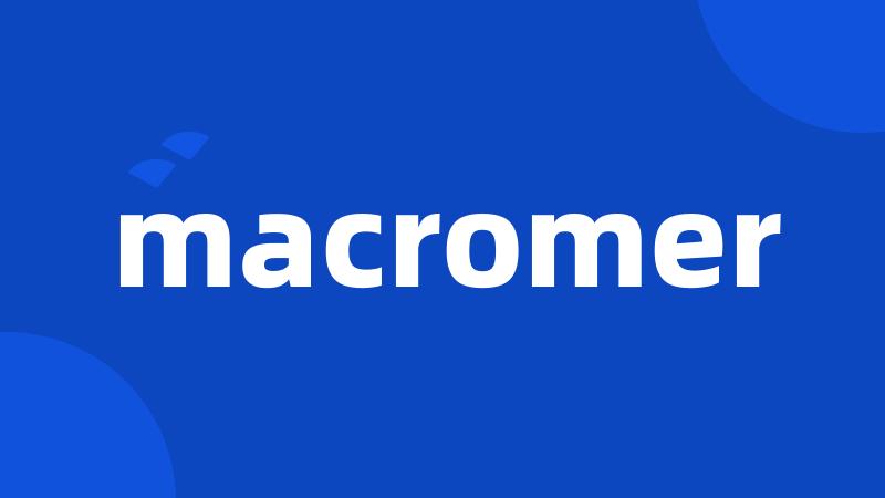 macromer