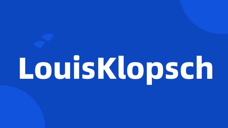 LouisKlopsch