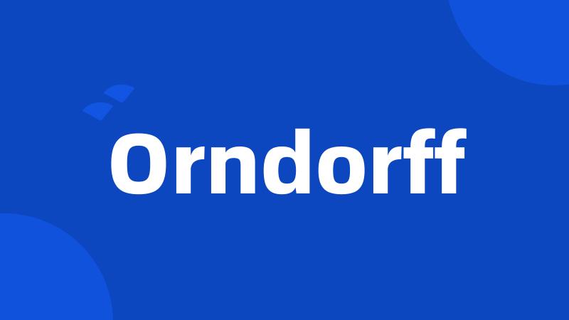 Orndorff