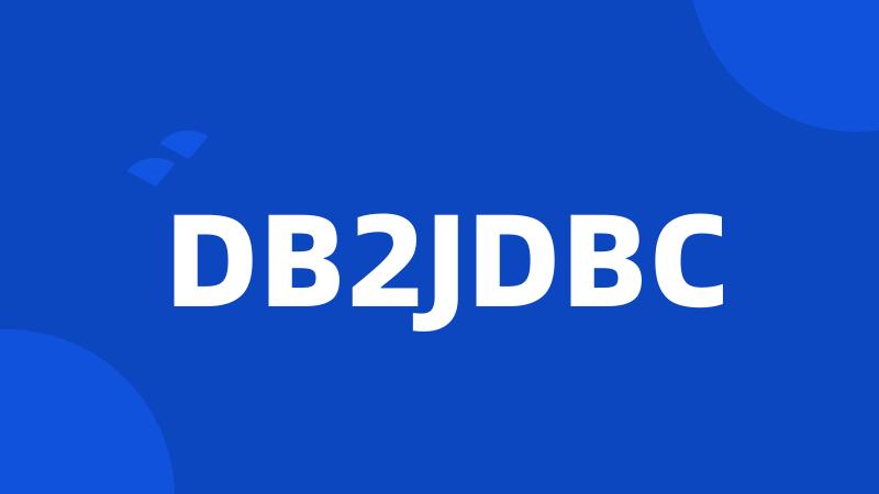 DB2JDBC