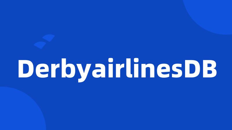 DerbyairlinesDB