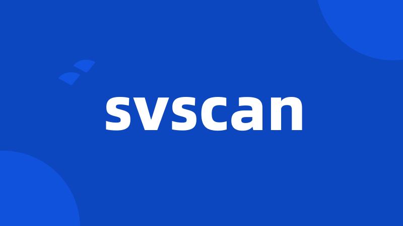 svscan