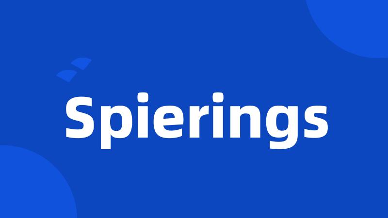 Spierings