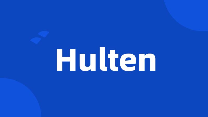 Hulten