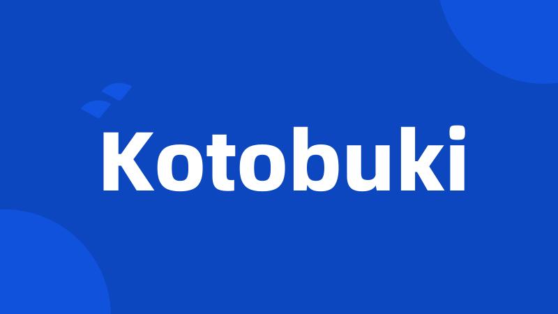 Kotobuki