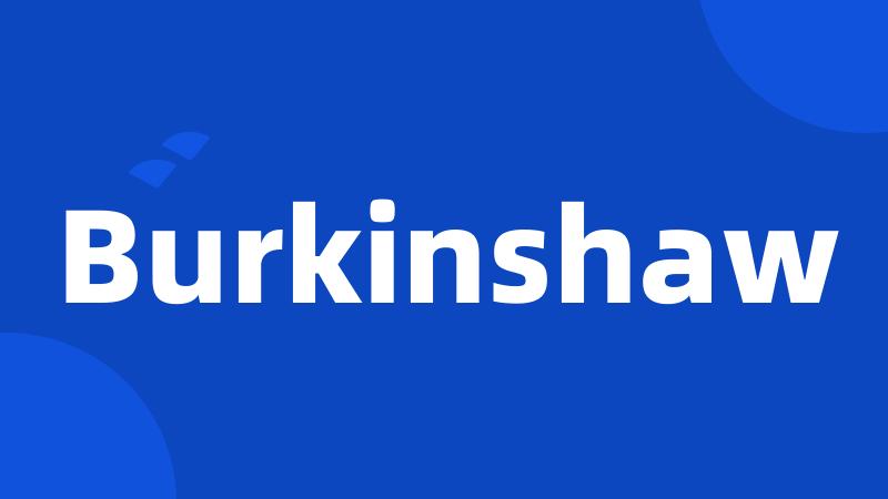 Burkinshaw