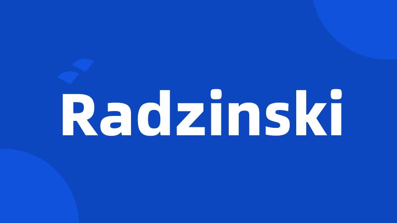 Radzinski