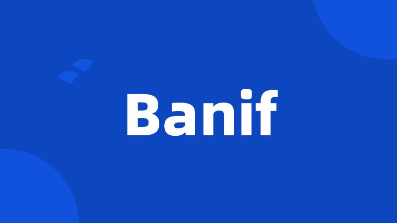 Banif