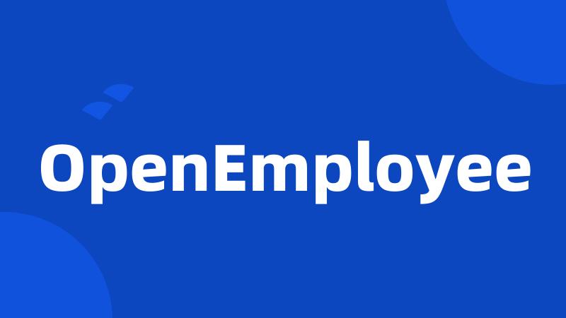 OpenEmployee