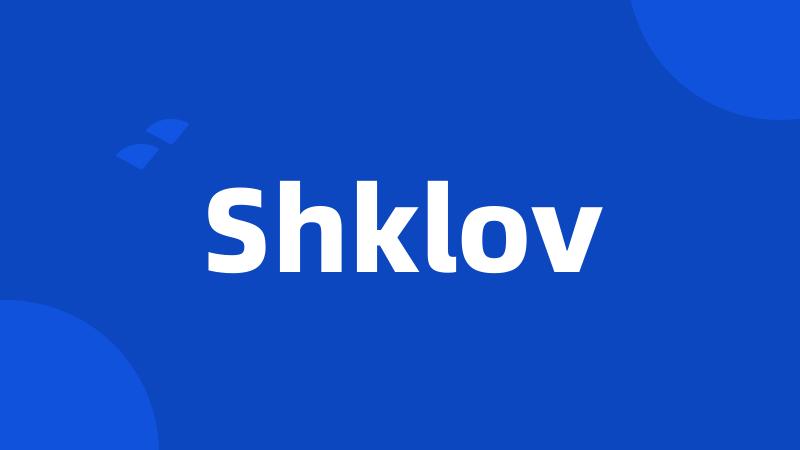 Shklov