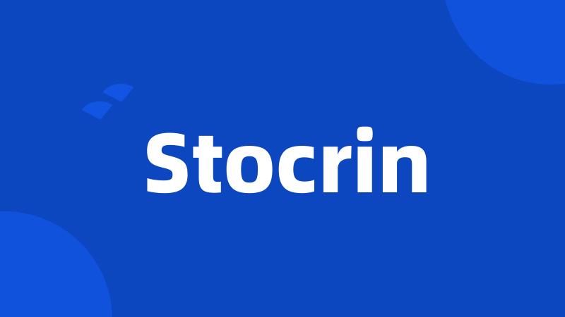 Stocrin