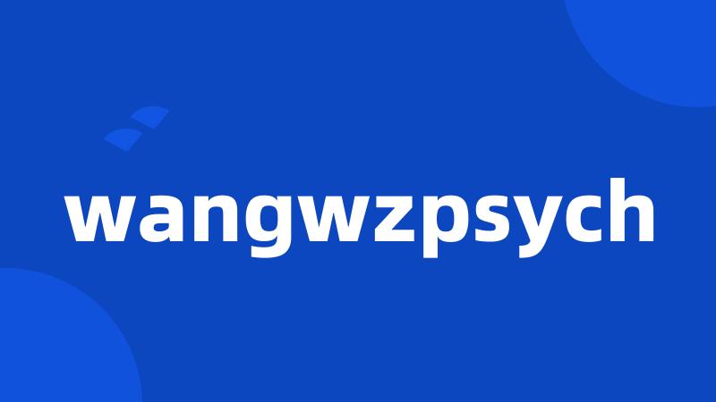 wangwzpsych