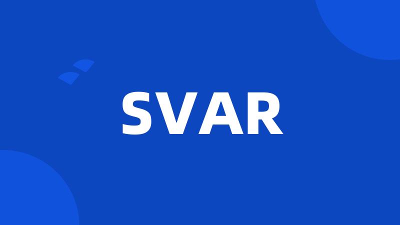 SVAR