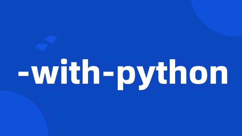 -with-python