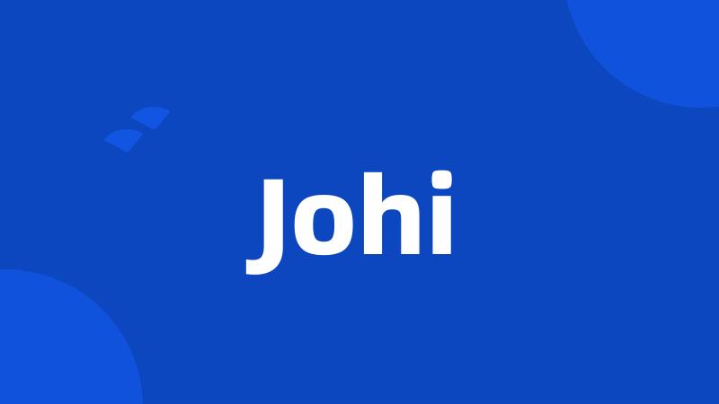 Johi