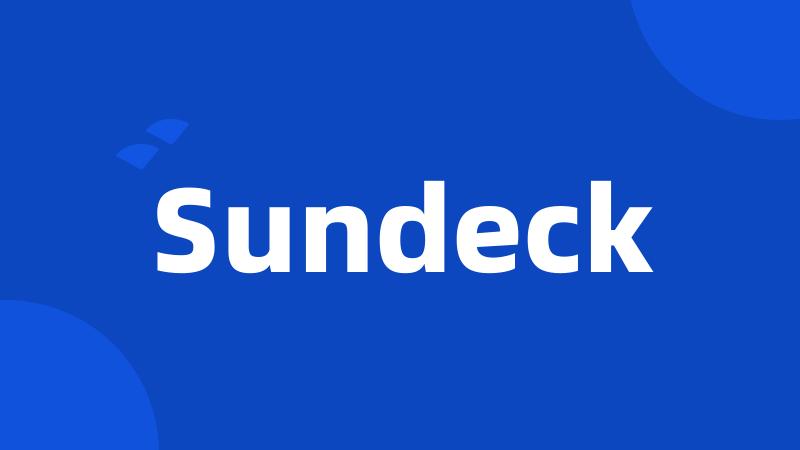 Sundeck