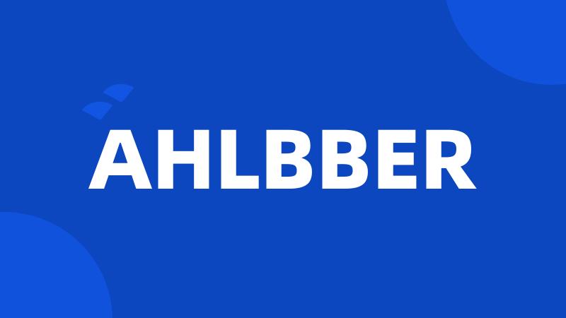 AHLBBER